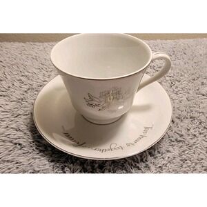 Designer's Collection 1976 Porcelain Wedding Bridal Tea‎ Cup & Saucer – Vintage